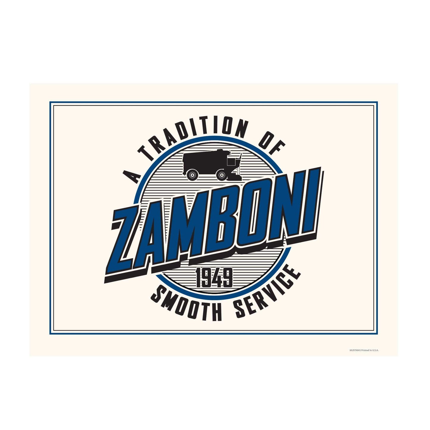 Zamboni | 12x16 Smooth Surface Print