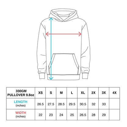 Two Line Pass Relaxed Pullover Hood