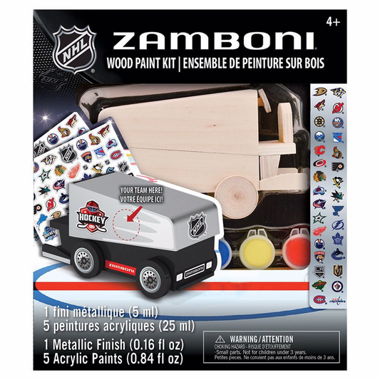 Zamboni Machine Wood Craft & Paint Kit