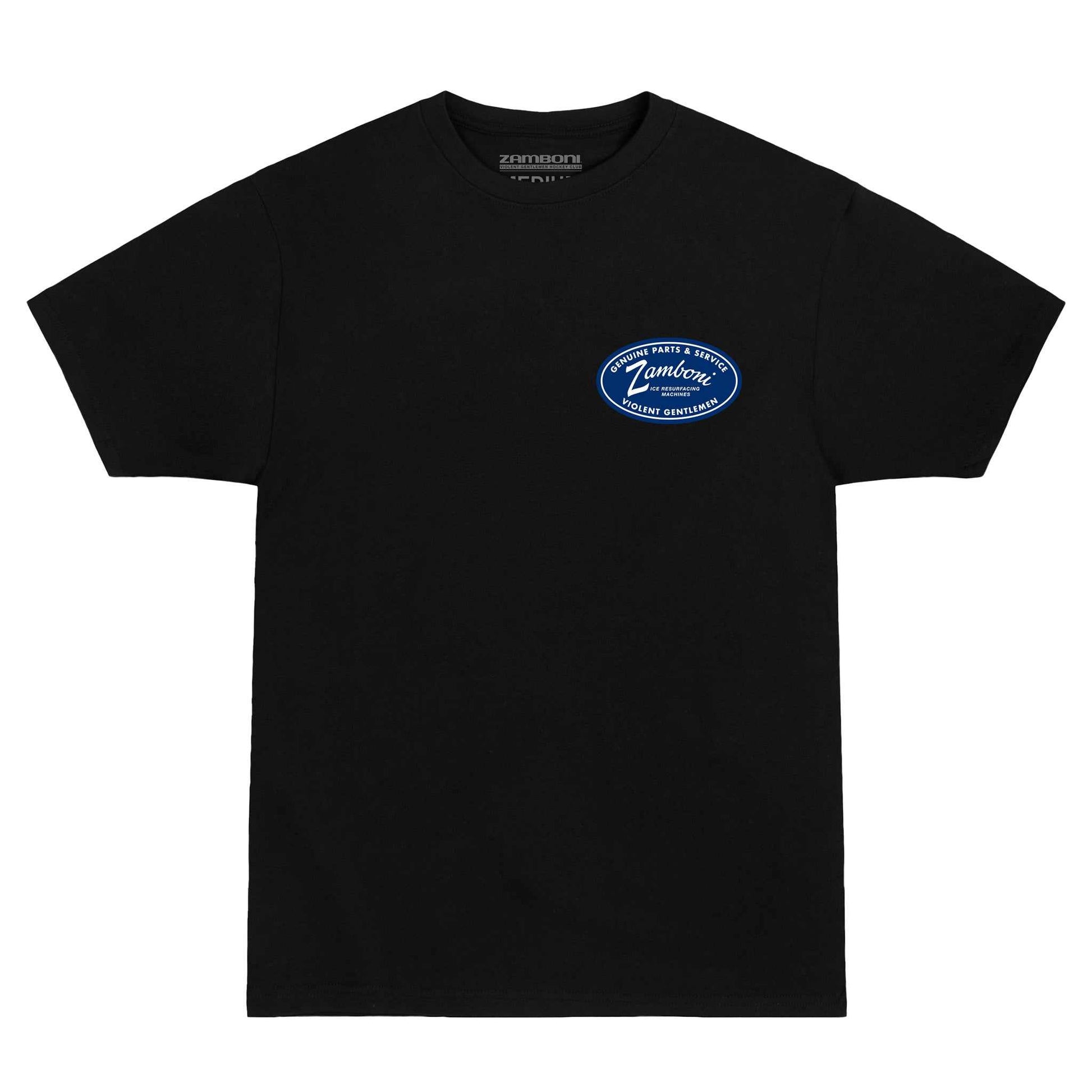 Zamboni Service Premium Tee midweight soft-washed 100% cotton regular fit t-shirt