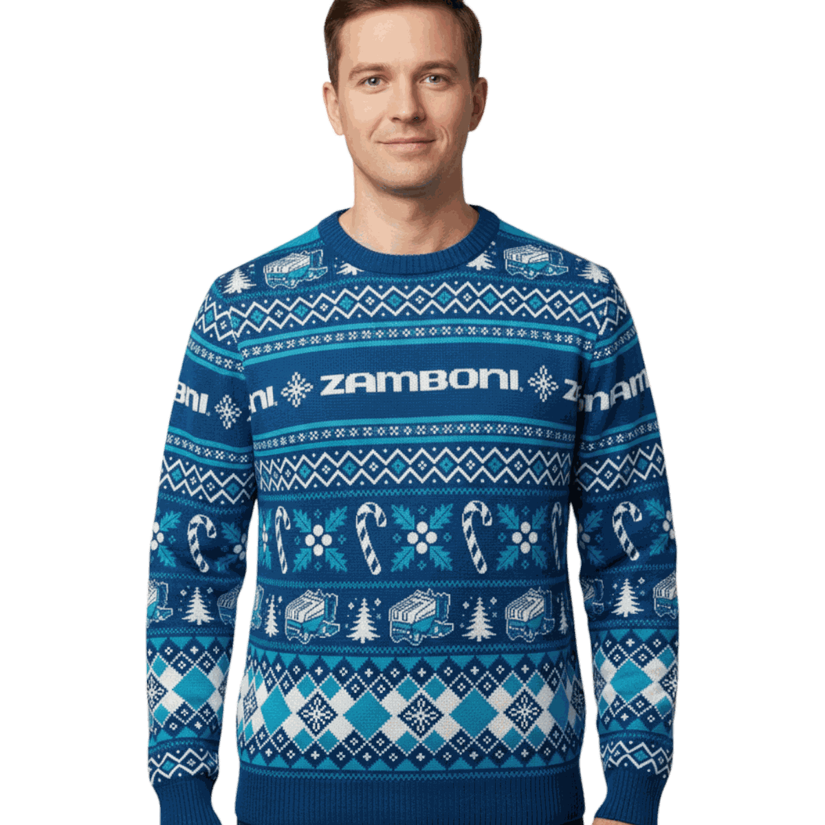 Zamboni Machine | Knitted Holiday Sweater