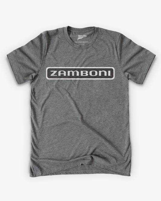 Zamboni Machine Nameplate Tee