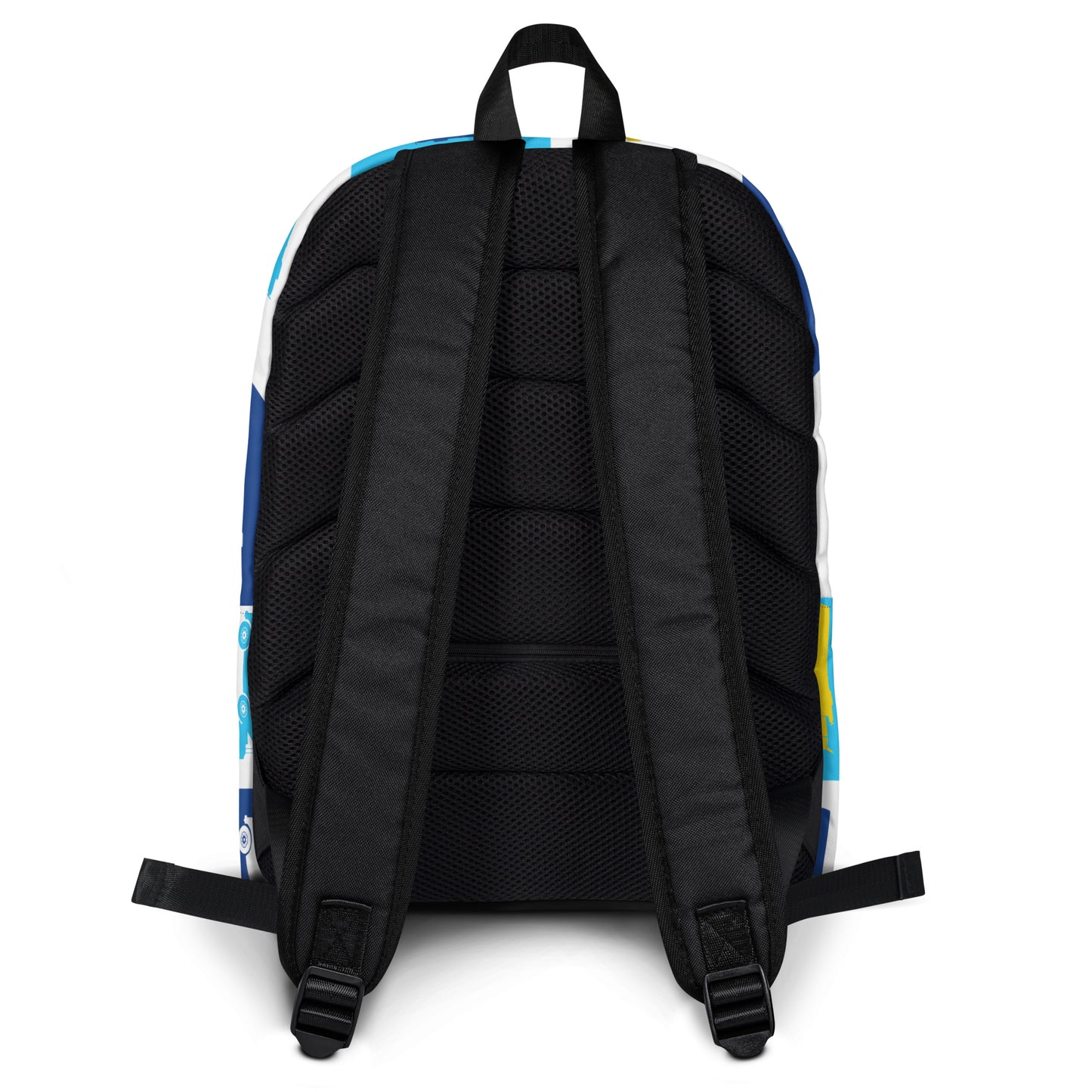 Zamboni Machine Block Pattern Backpack