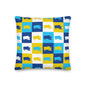 Zamboni Pop Art premium pillow with colorful linen-feel fabric and hidden zipper