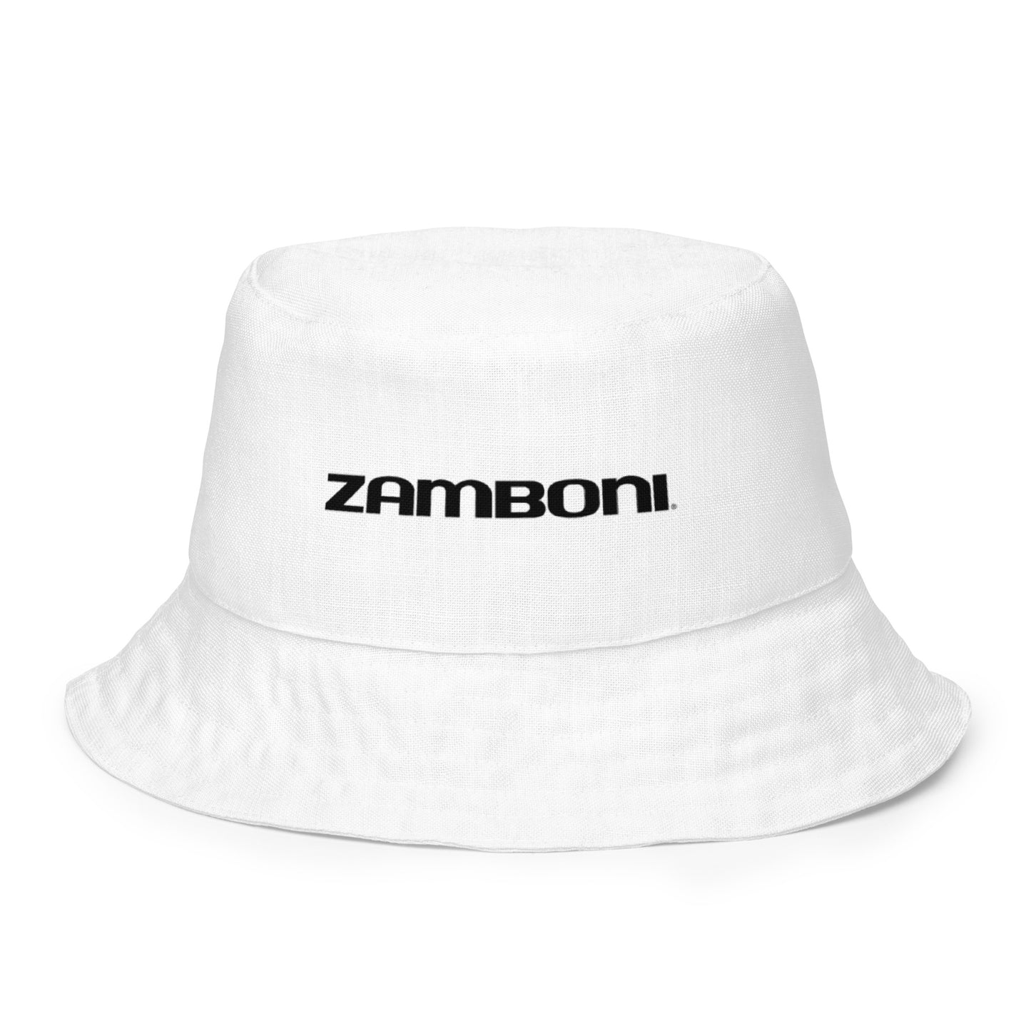 Reversible Zamboni Machine Pattern Bucket Hat