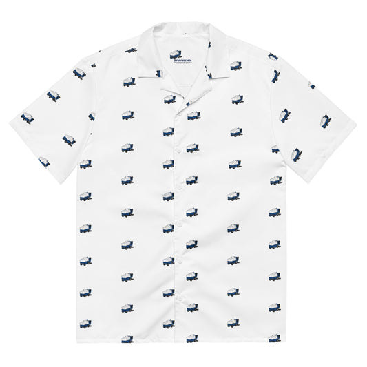 Zamboni Machine Pattern Button Down