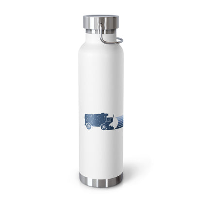 Zamboni Smooth Service Copper vacuum insulated stainless steel bottle with spill-proof lid and powder-coat finish