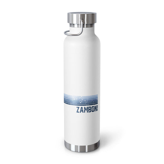 Zamboni Smooth Service Copper vacuum insulated stainless steel bottle with spill-proof, scratch-resistant powder coat finish