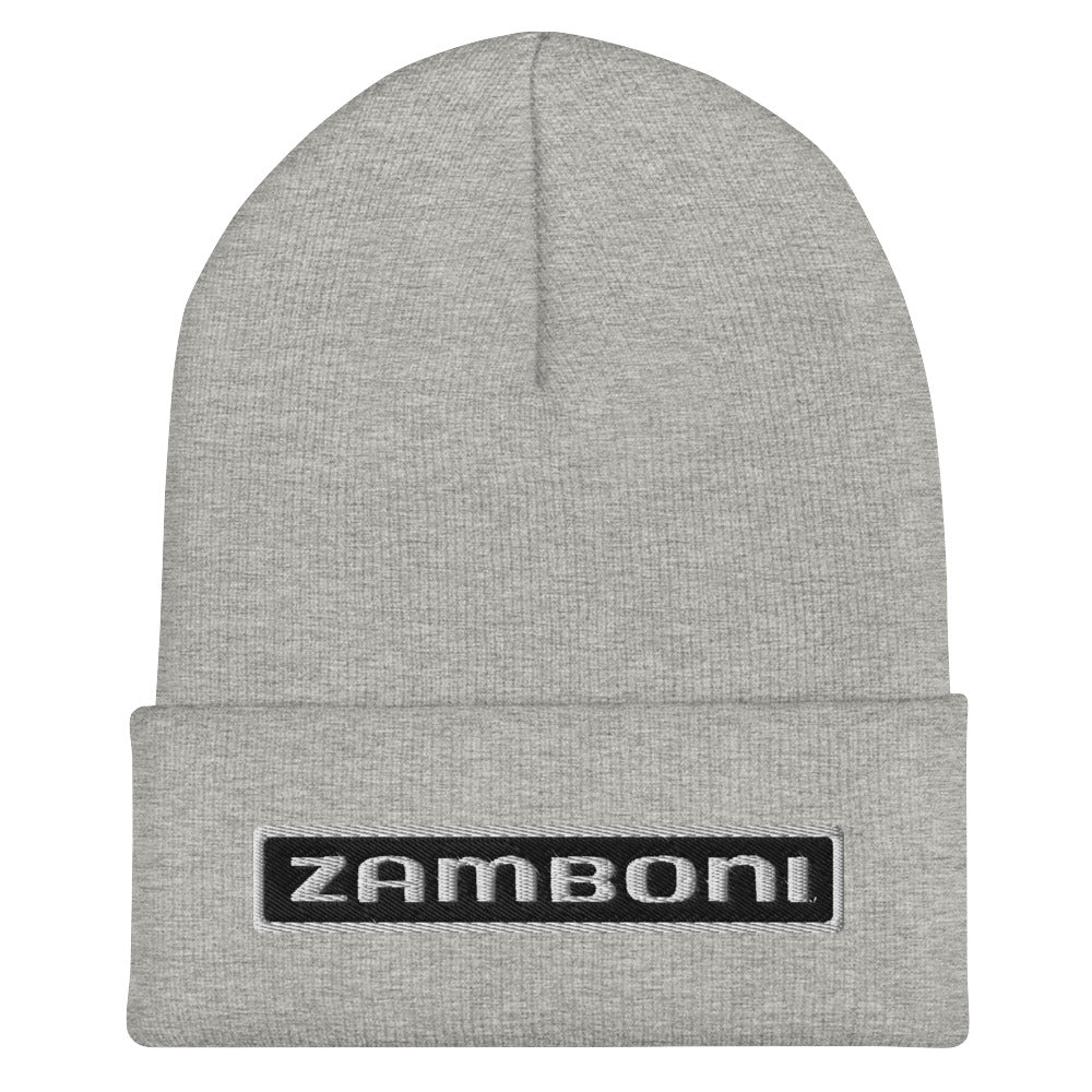 Zamboni Machine Nameplate Beanie