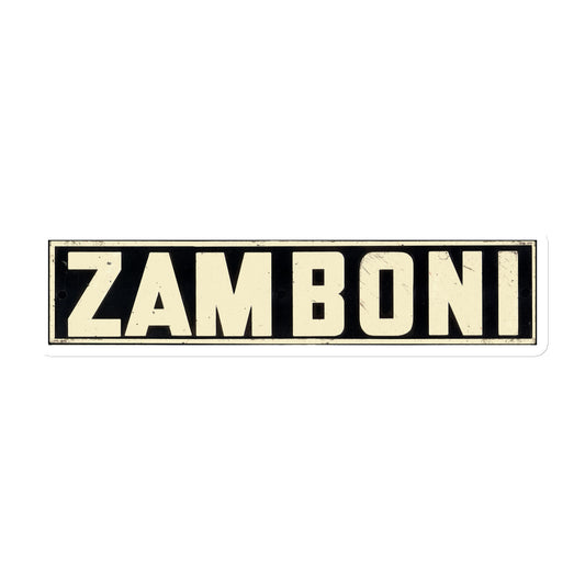 Original Zamboni Nameplate Magnet