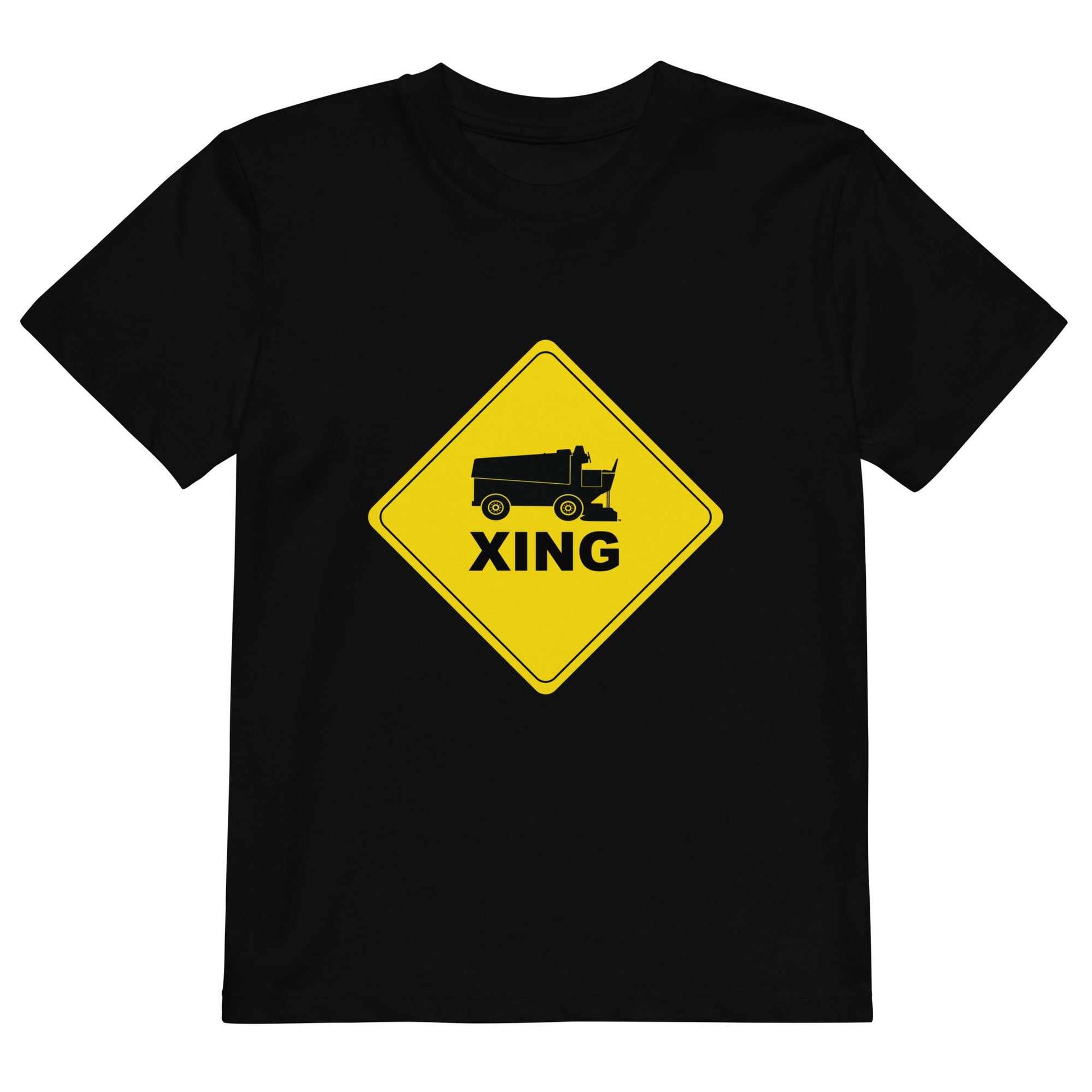 Youth Zamboni XING T-shirt made of 100% organic cotton with medium fit and set-in sleeves