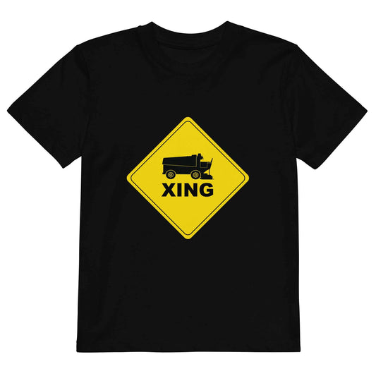 Youth Zamboni XING T-shirt made of 100% organic cotton with medium fit and set-in sleeves