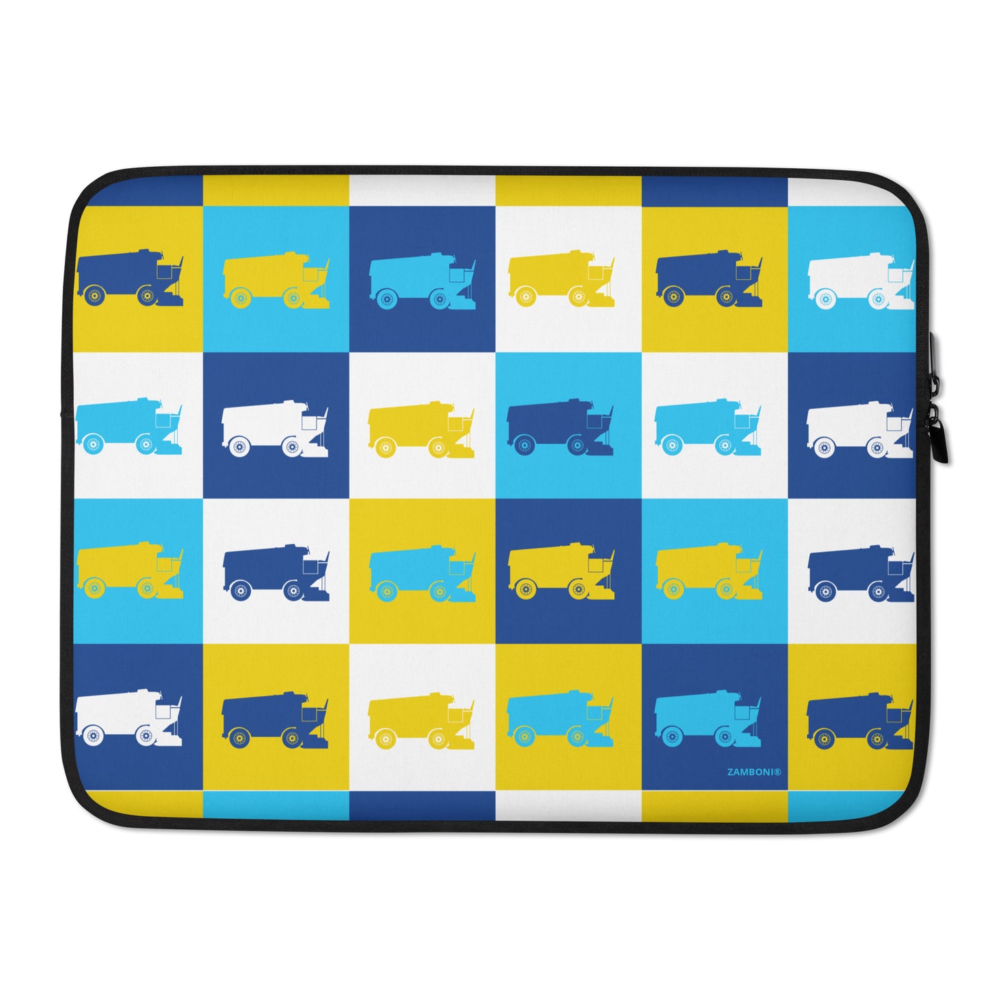 Zamboni Machine Block Print Laptop Sleeve