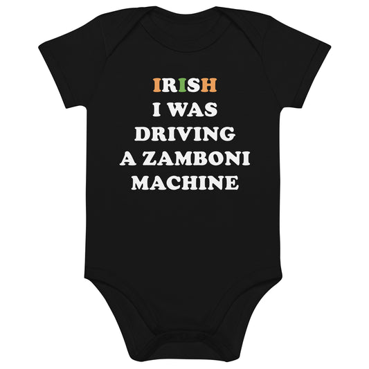 Irish I Was Driving a Zamboni Machine Limited Edition St. Patrick's OnePiece