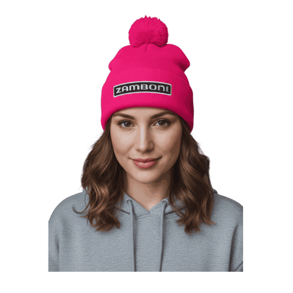 Zamboni | Nameplate Pom-Pom Beanie
