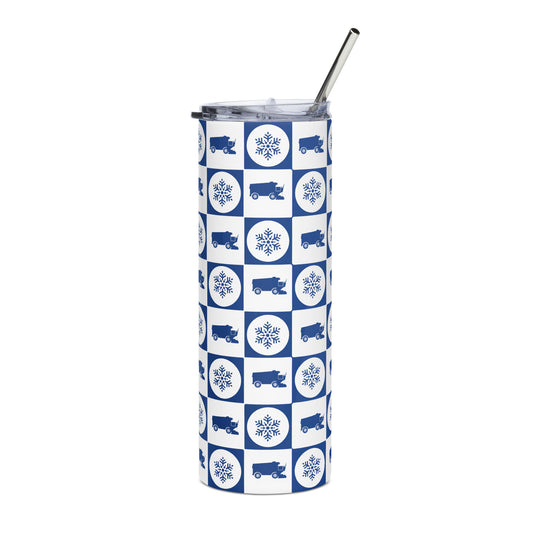 Zamboni Machine Two-tone Print Steel Tumbler