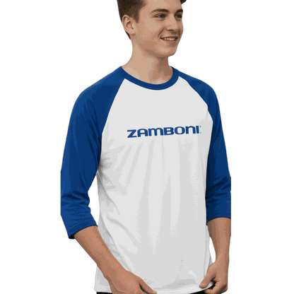 Zamboni | Wordmark | 3/4 Sleeve Raglan Shirt