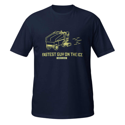 Zamboni Fastest Guy t-shirt made of 100% ring-spun cotton with double stitching and comfort features