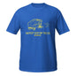 Black Zamboni Fastest Guy t-shirt made of 100% ring-spun cotton with double stitching and shoulder-to-shoulder taping