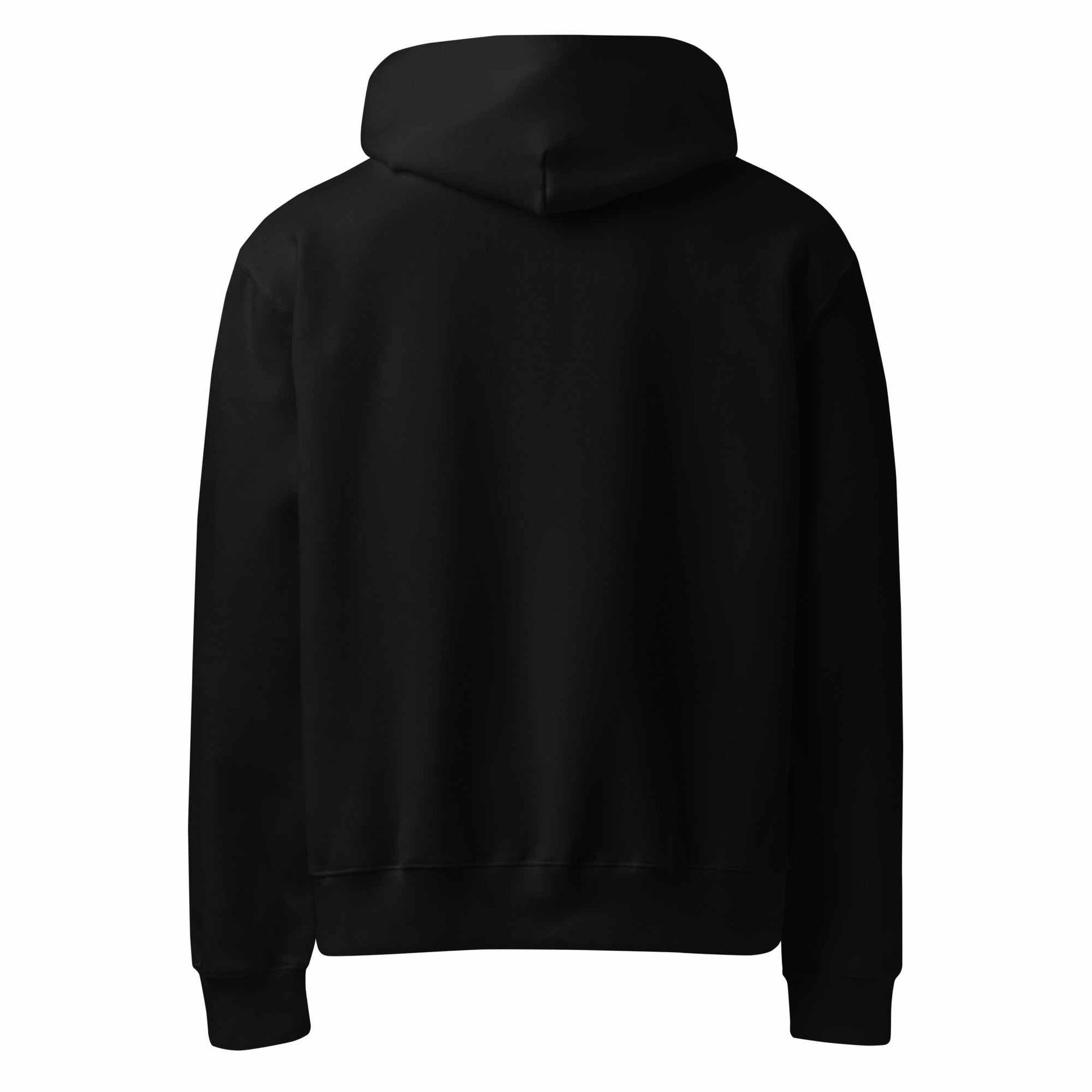 Zamboni distressed established hoodie with brushed fleece and roomy fit