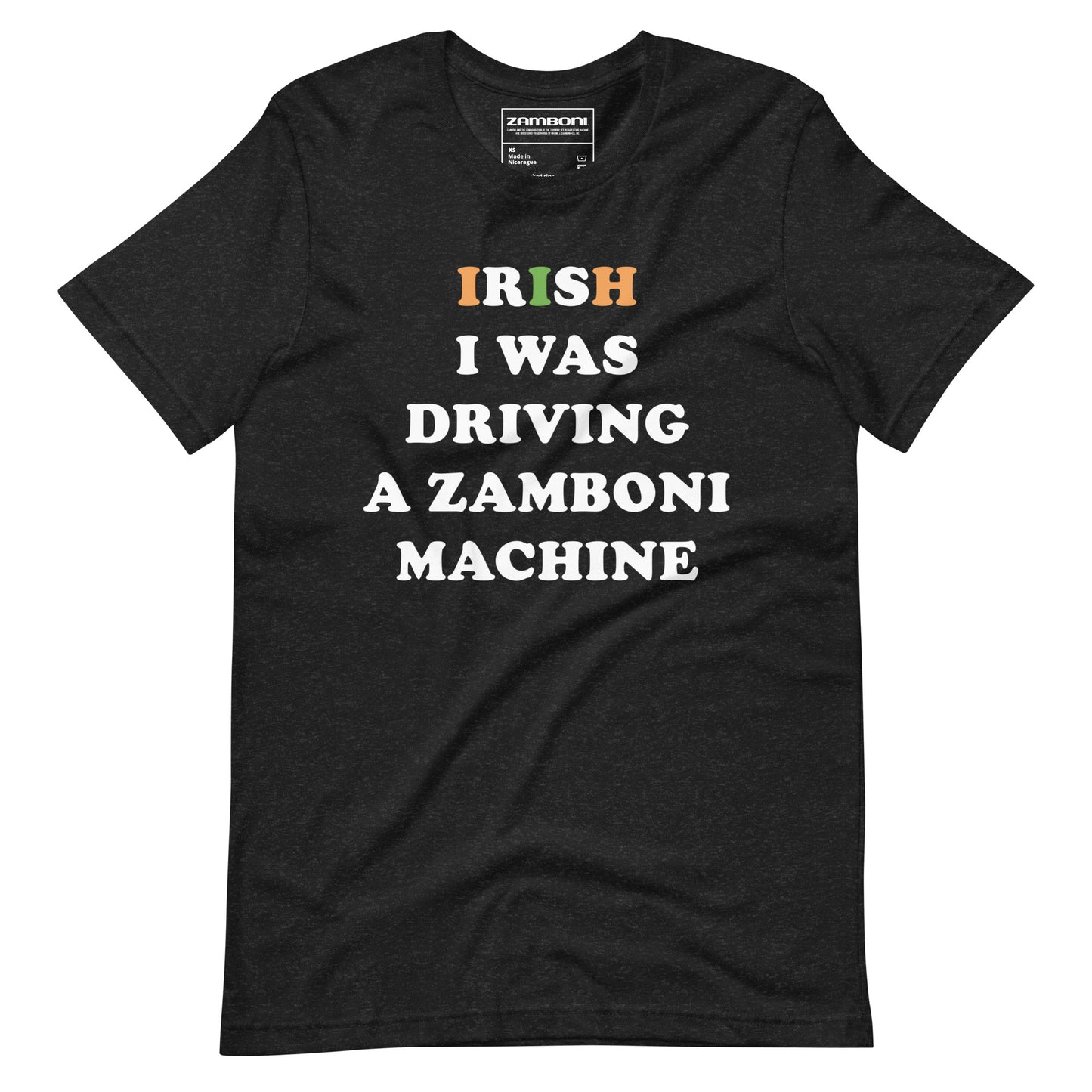 Irish I Was Driving a Zamboni Machine Limited Edition St. Patrick's Tee