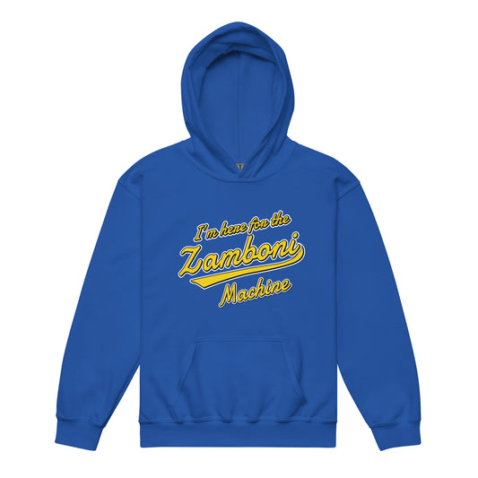 I'm Here For the Zamboni Machine Kids' Hoodie