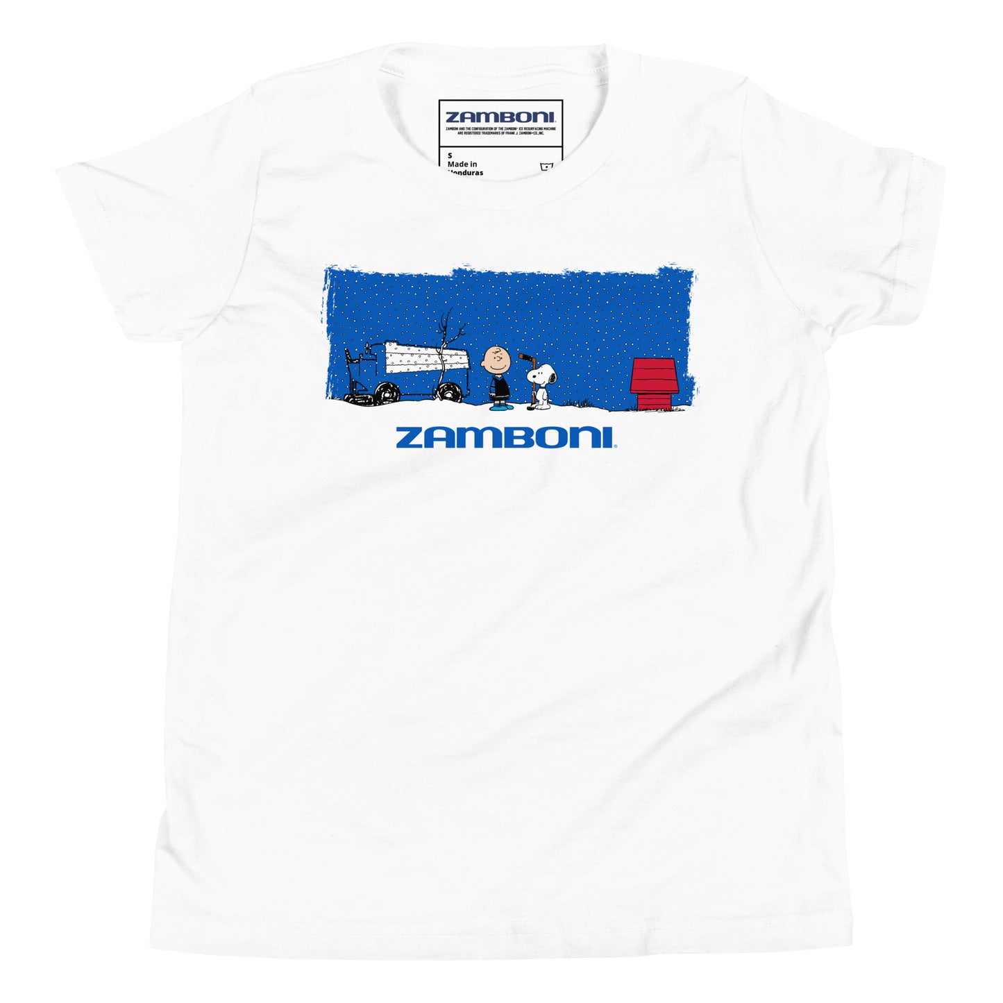 Zamboni x Peanuts Snowfall Kids Tee